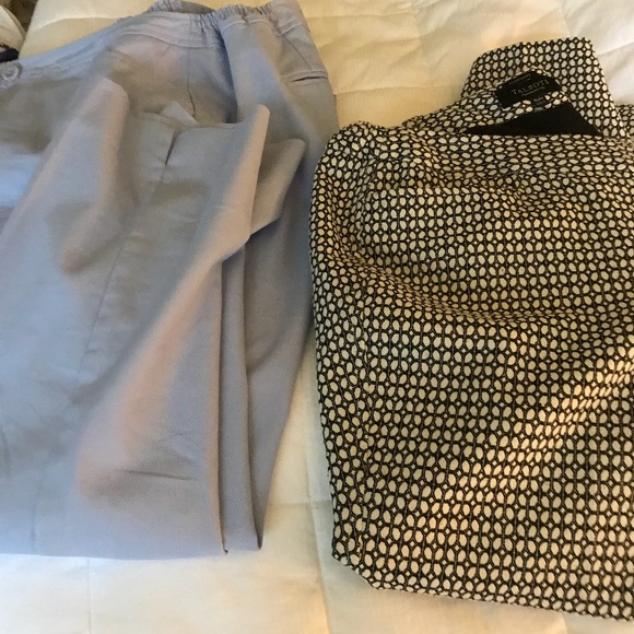 Size 14 WP blue and 16 WP capri black - Picture 2 of 2